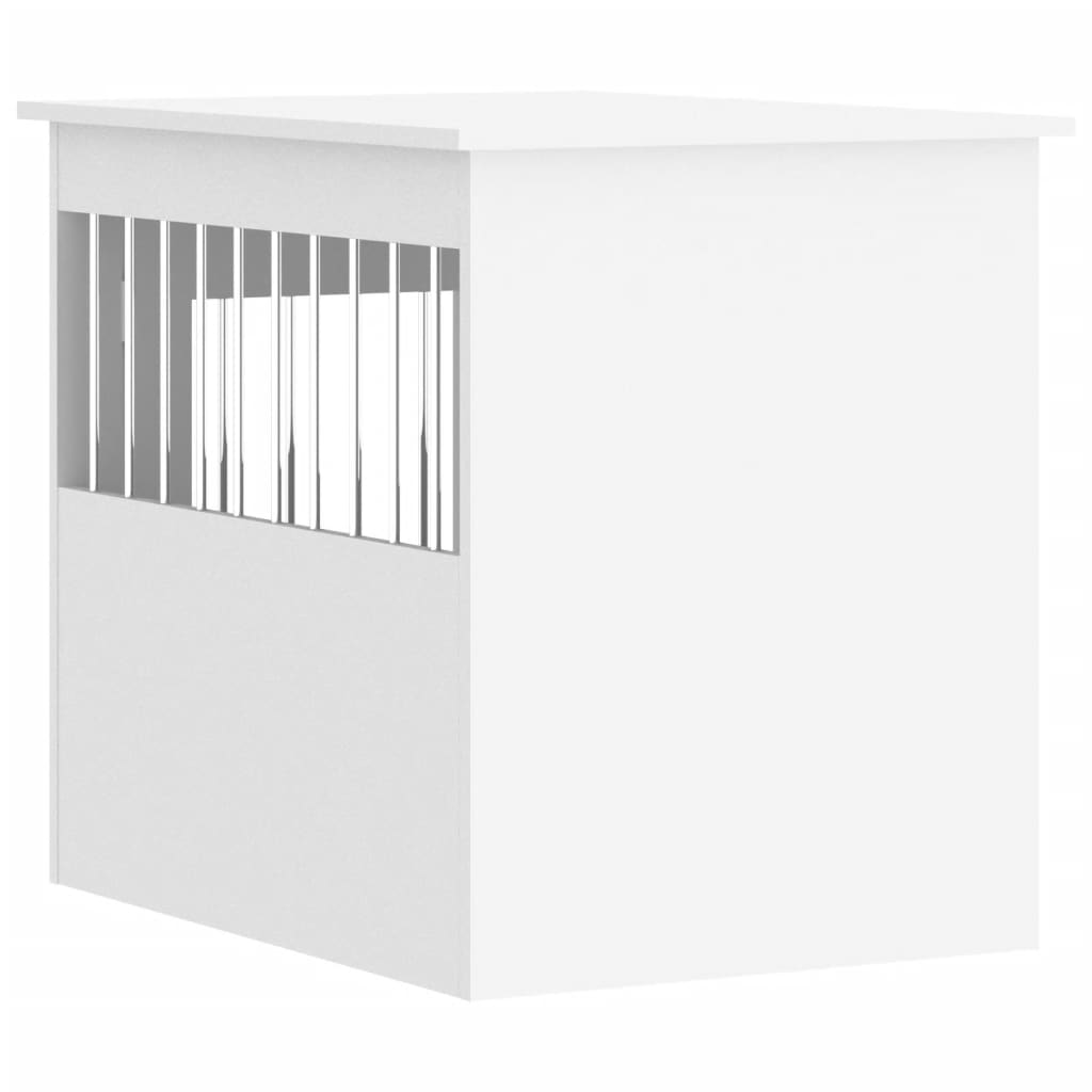 Hundekäfig im Möbelstil Weiß 55x75x65 cm Holzwerkstoff - Premium Hundehütten - Just €109.97! Shop now at homesales4u