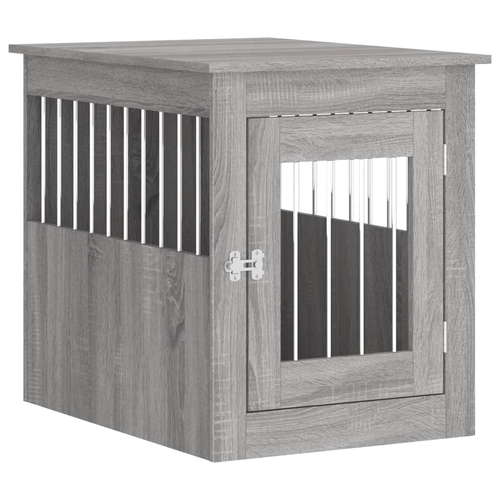 Hundekäfig im Möbelstil Grau Sonoma 55x75x65 cm Holzwerkstoff - Premium Hundehütten - Just €114.82! Shop now at homesales4u