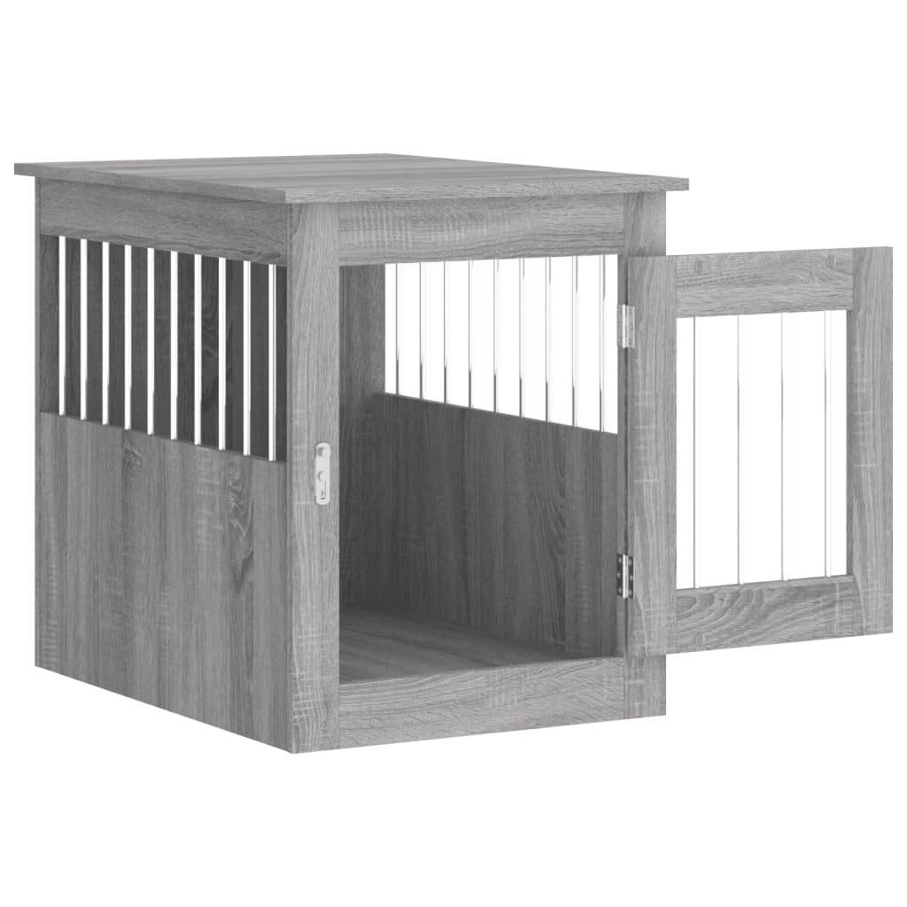 Hundekäfig im Möbelstil Grau Sonoma 55x75x65 cm Holzwerkstoff - Premium Hundehütten - Just €114.82! Shop now at homesales4u