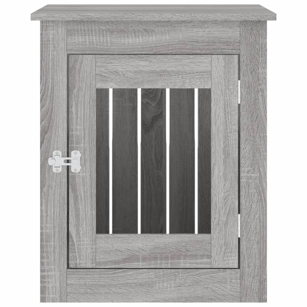 Hundekäfig im Möbelstil Grau Sonoma 55x75x65 cm Holzwerkstoff - Premium Hundehütten - Just €114.82! Shop now at homesales4u