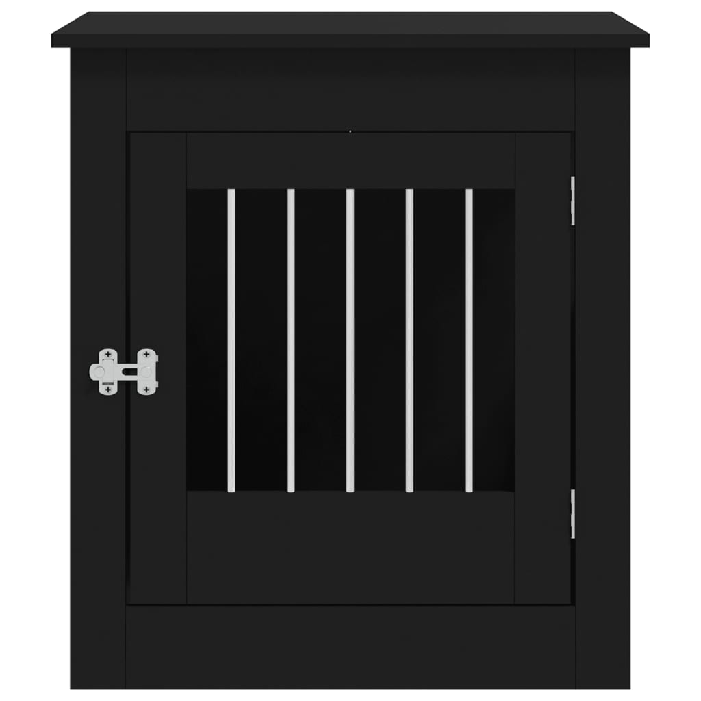 Hundekäfig im Möbelstil Schwarz 64,5x80x71 cm Holzwerkstoff - Premium Hundehütten - Just €114.94! Shop now at homesales4u