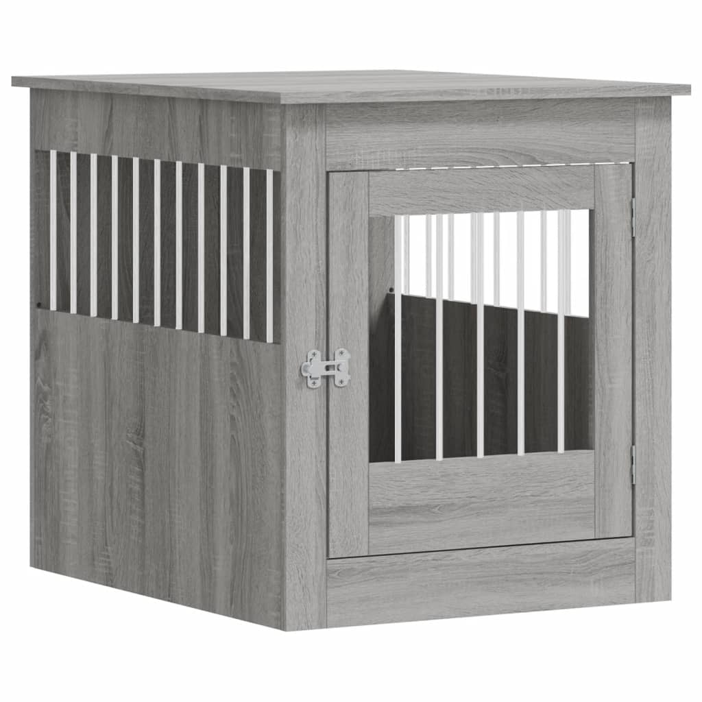 Hundekäfig im Möbelstil Grau Sonoma 64,5x80x71 cm Holzwerkstoff - Premium Hundehütten - Just €122.69! Shop now at homesales4u