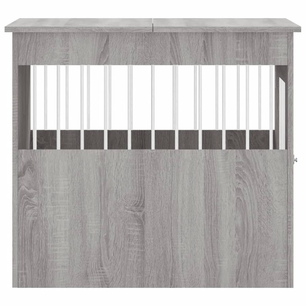 Hundekäfig im Möbelstil Grau Sonoma 64,5x80x71 cm Holzwerkstoff - Premium Hundehütten - Just €122.69! Shop now at homesales4u