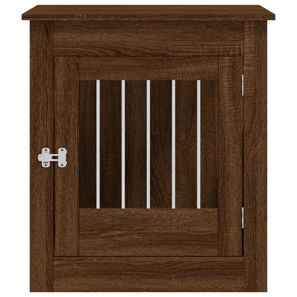 Hundekäfig im Möbelstil Braun Eichen-Optik 64,5x80x71 cm - Premium Hundehütten - Just €118.27! Shop now at homesales4u