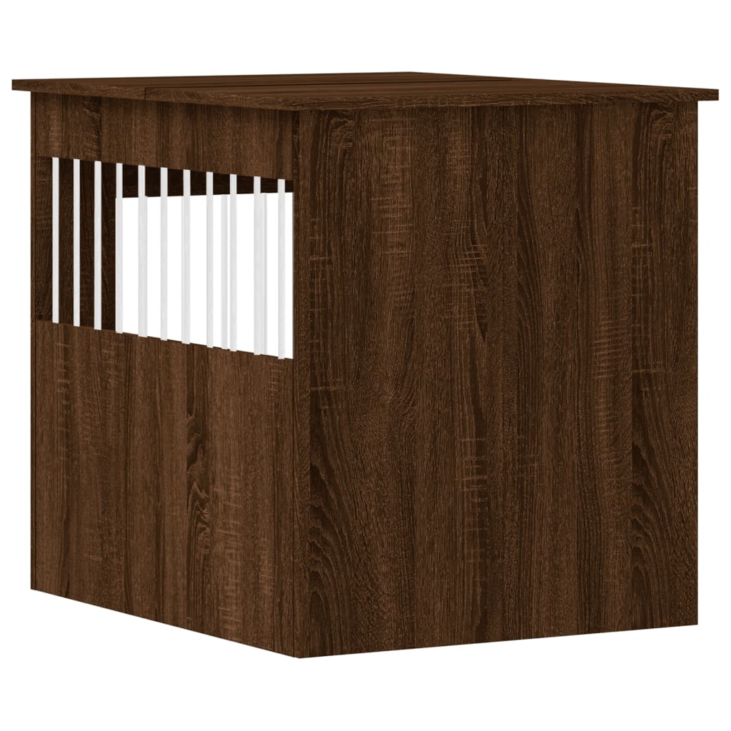 Hundekäfig im Möbelstil Braun Eichen-Optik 64,5x80x71 cm - Premium Hundehütten - Just €118.27! Shop now at homesales4u