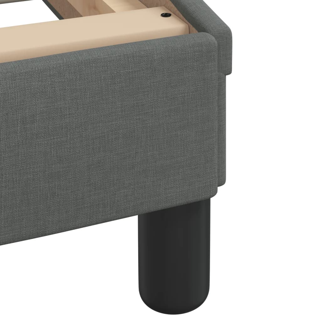Bett mit Matratze Dunkelgrau 80x200 cm Stoff - Premium Betten & Bettgestelle - Just €312.09! Shop now at homesales4u