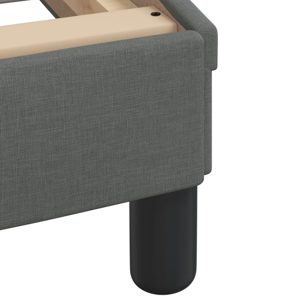 Bett mit Matratze Dunkelgrau 180x200 cm Stoff - Premium Betten & Bettgestelle - Just €500.56! Shop now at homesales4u