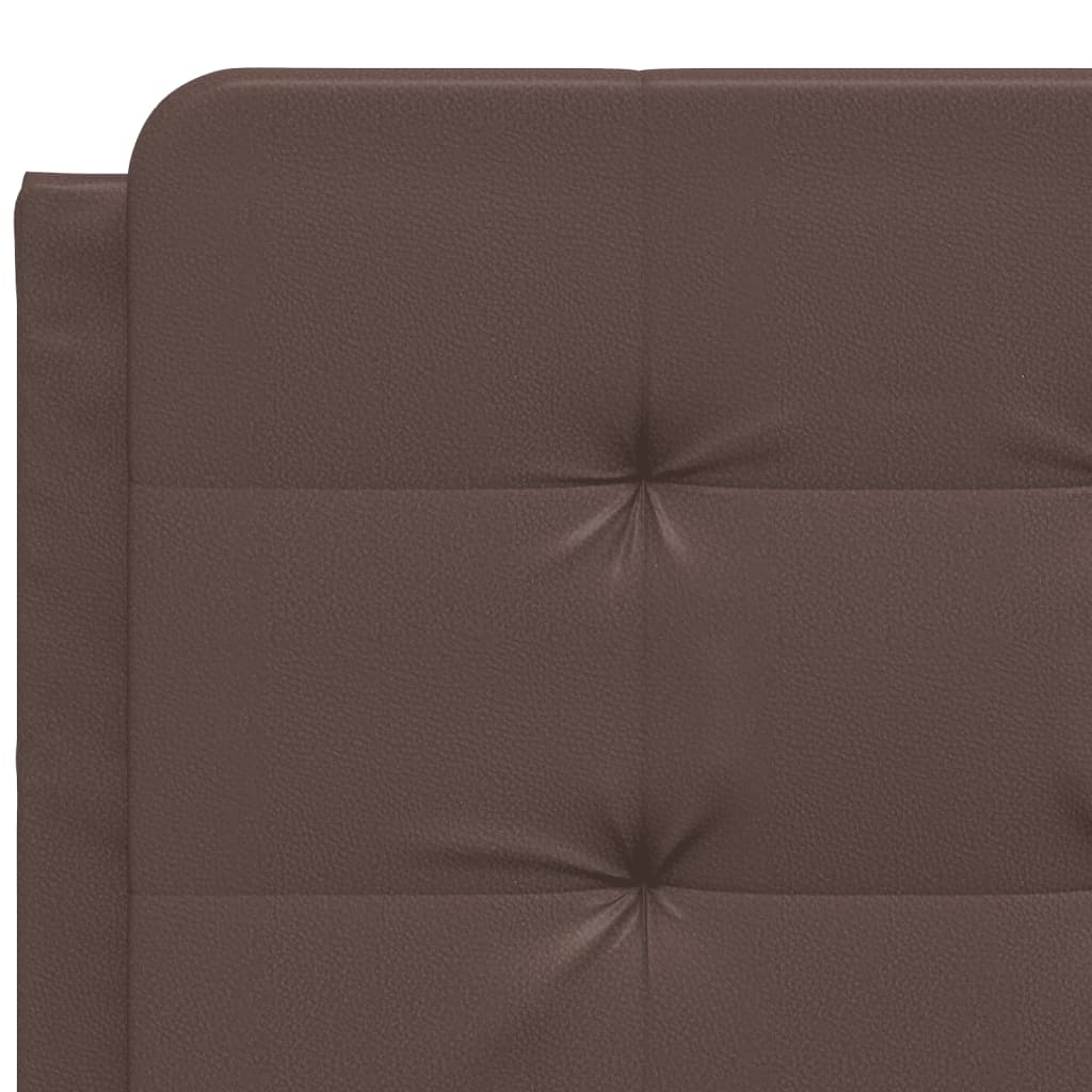 Bett mit Matratze Braun 140x190 cm Kunstleder - Premium Betten & Bettgestelle - Just €520.98! Shop now at homesales4u