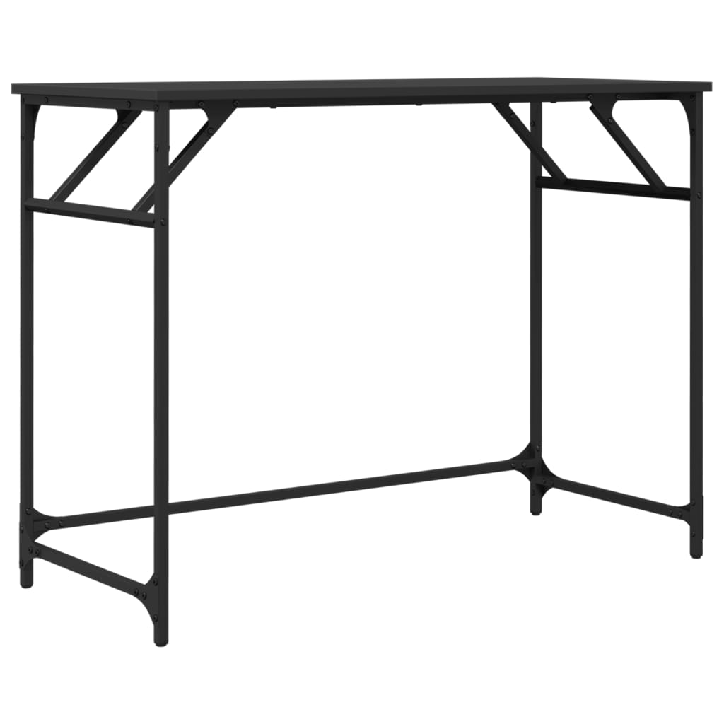 Schreibtisch Schwarz 100x45x76 cm Holzwerkstoff und Stahl - Premium Schreibtische - Just €65.91! Shop now at homesales4u