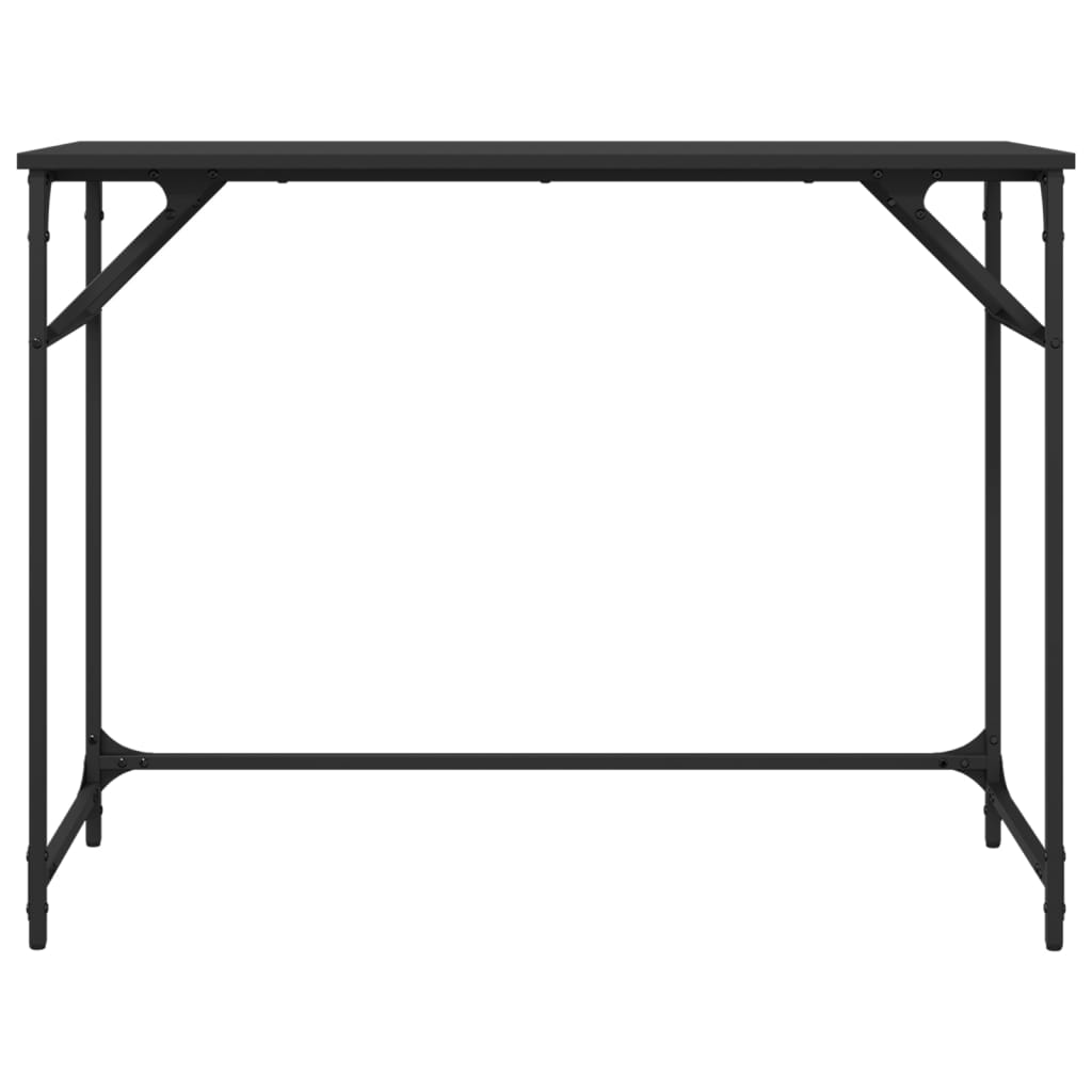 Schreibtisch Schwarz 100x45x76 cm Holzwerkstoff und Stahl - Premium Schreibtische - Just €65.91! Shop now at homesales4u