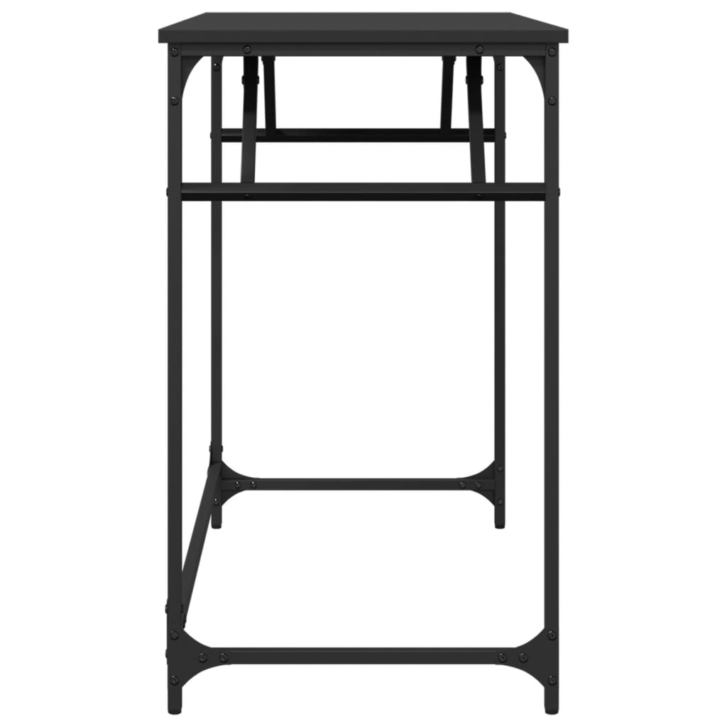 Schreibtisch Schwarz 100x45x76 cm Holzwerkstoff und Stahl - Premium Schreibtische - Just €65.91! Shop now at homesales4u