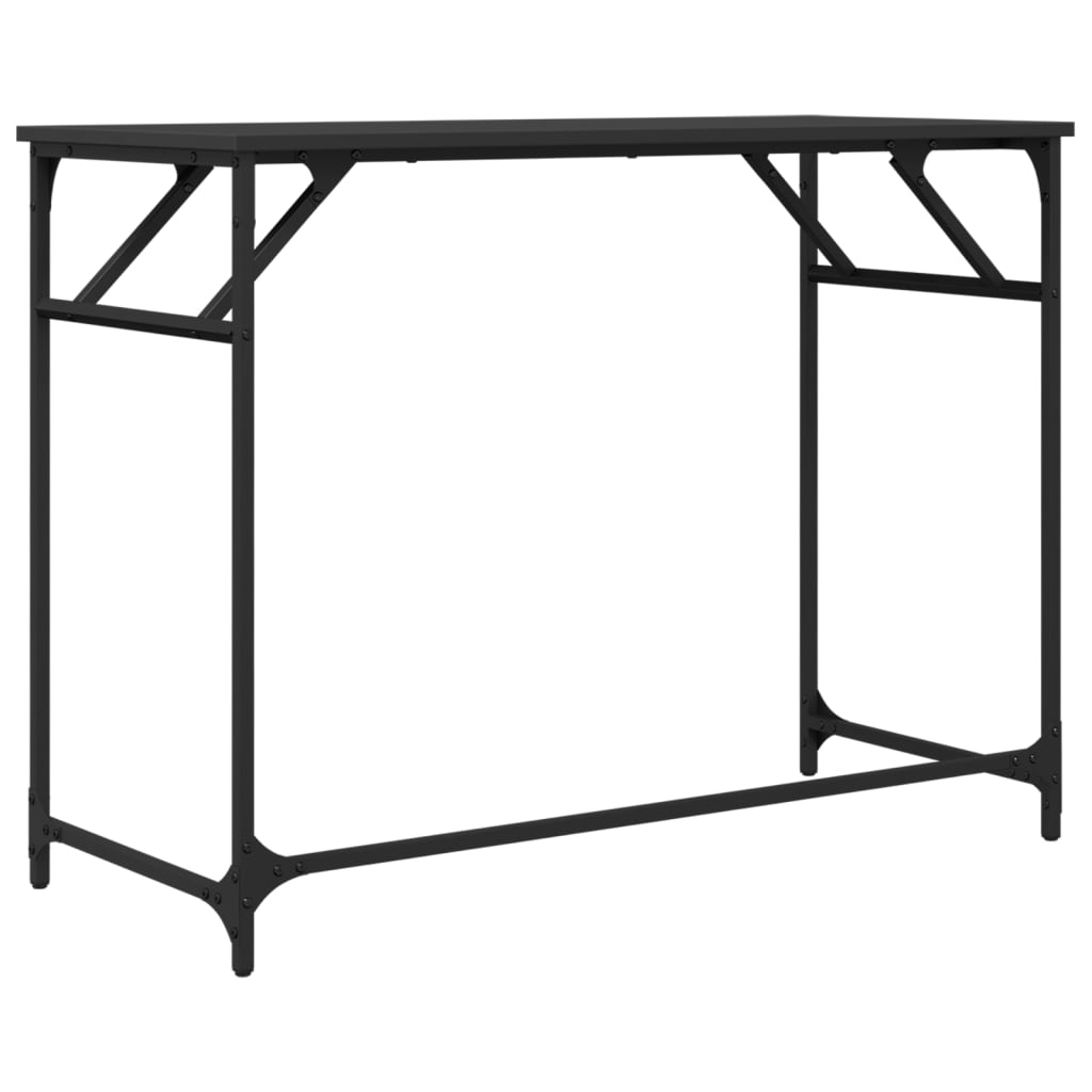 Schreibtisch Schwarz 100x45x76 cm Holzwerkstoff und Stahl - Premium Schreibtische - Just €65.91! Shop now at homesales4u