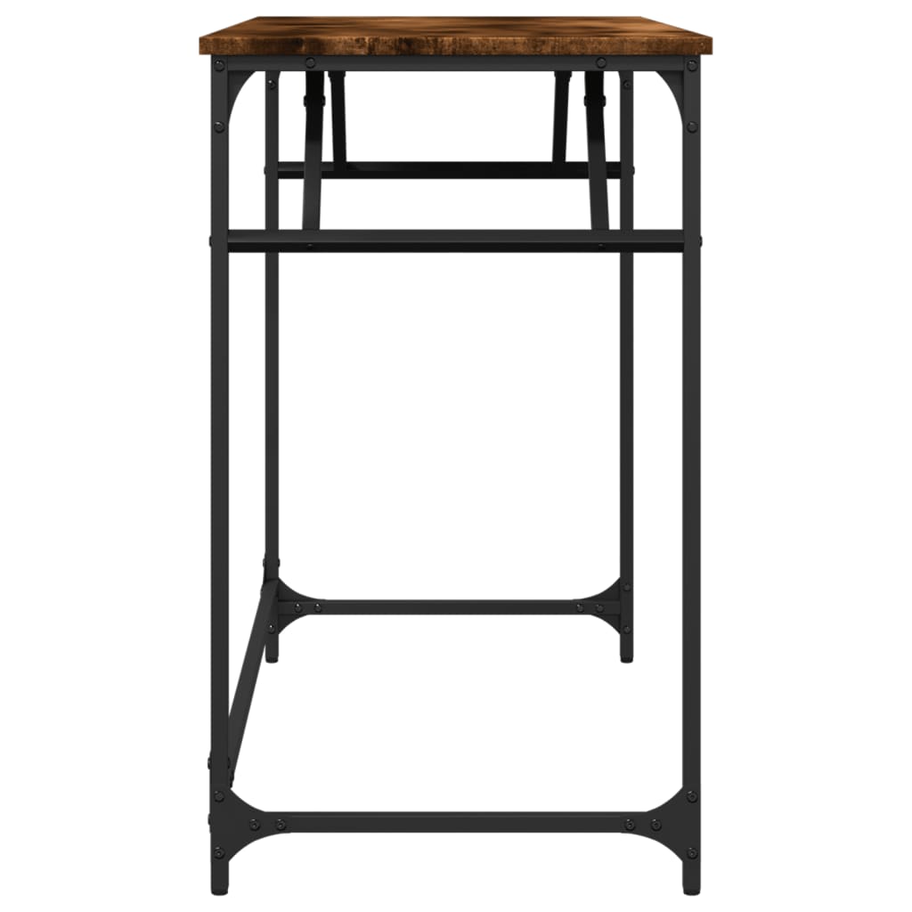 Schreibtisch Räuchereiche 100x45x76 cm Holzwerkstoff und Stahl - Premium Schreibtische - Just €63.87! Shop now at homesales4u