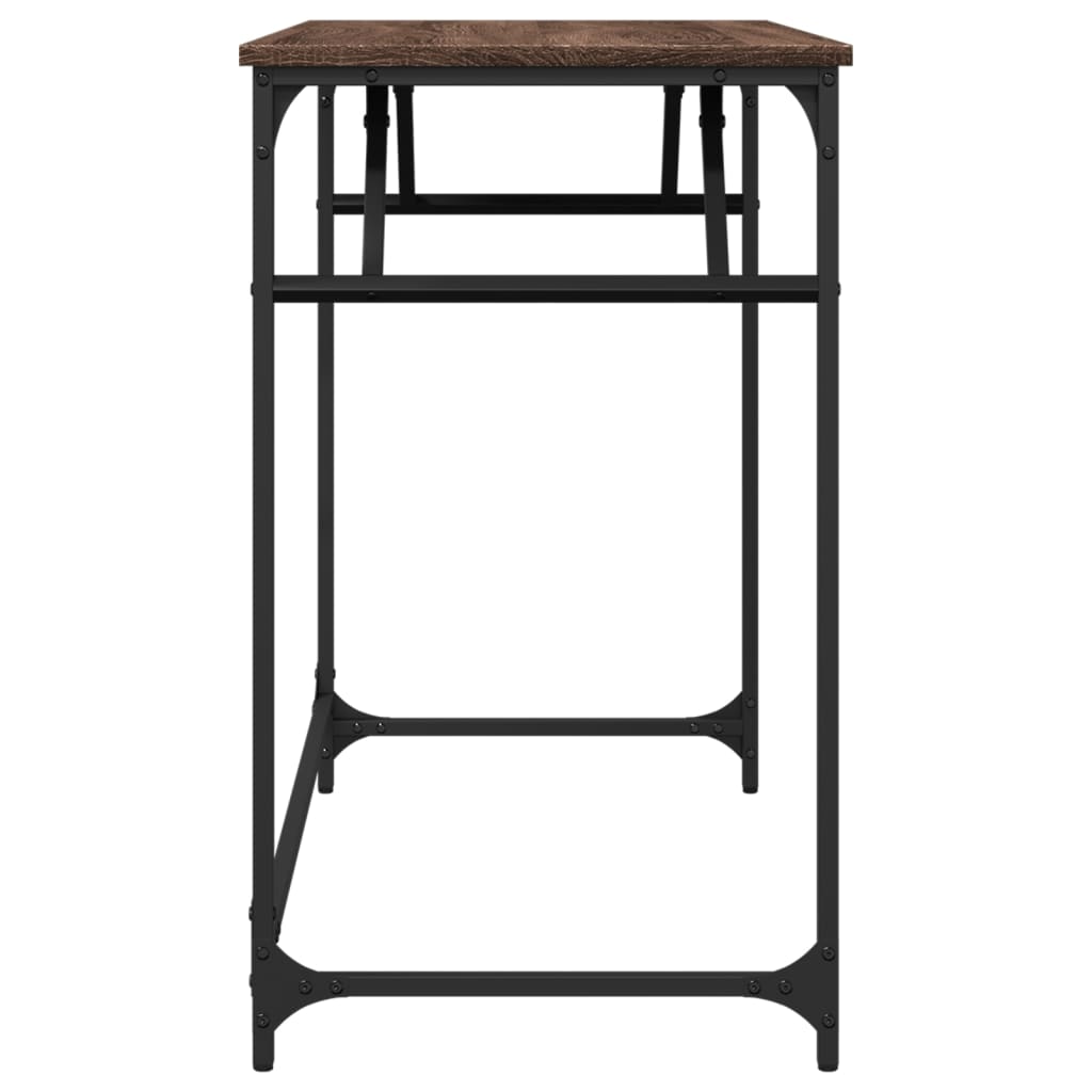Schreibtisch Braun Eichen-Optik 100x45x76cm Holzwerkstoff Stahl - Premium Schreibtische - Just €64.11! Shop now at homesales4u