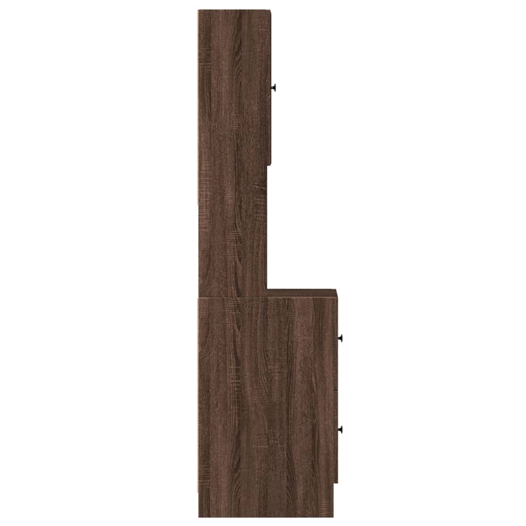 Küchenschrank Braun Eichen-Optik 35x50x180 cm Holzwerkstoff - Premium Küchenschränke - Just €111.79! Shop now at homesales4u