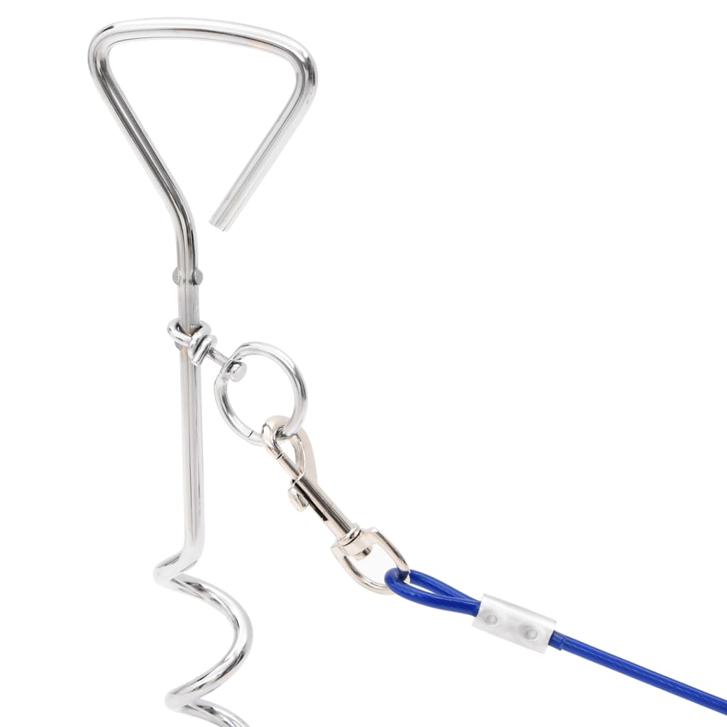 Hundeleine mit Pfahl 5 m - Premium Leinen - Just €32.56! Shop now at homesales4u