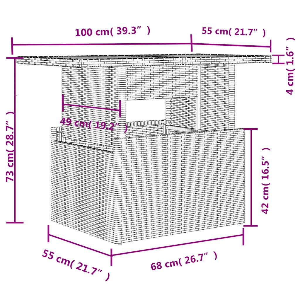 7-tlg. Garten-Sofagarnitur mit Kissen Braun Poly Rattan - Premium Gartenmöbel-Sets - Just €729.12! Shop now at homesales4u