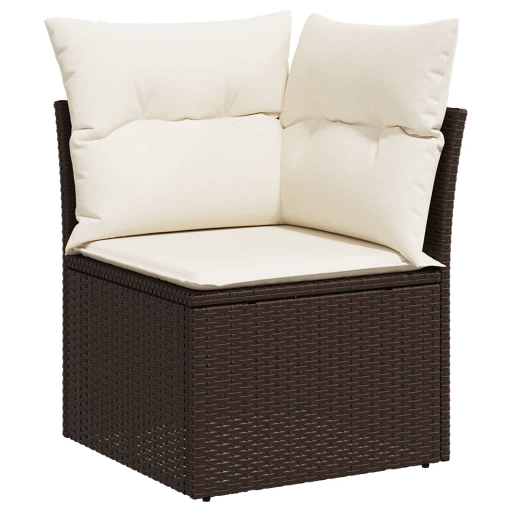 8-tlg. Garten-Sofagarnitur mit Kissen Braun Poly Rattan - Premium Gartenmöbel-Sets - Just €774.55! Shop now at homesales4u