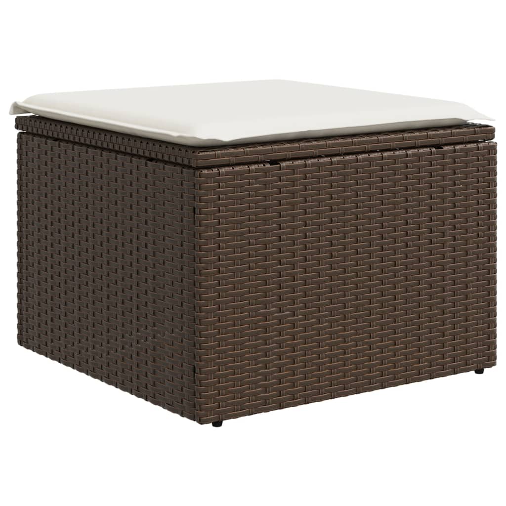 8-tlg. Garten-Sofagarnitur mit Kissen Braun Poly Rattan - Premium Gartenmöbel-Sets - Just €774.55! Shop now at homesales4u
