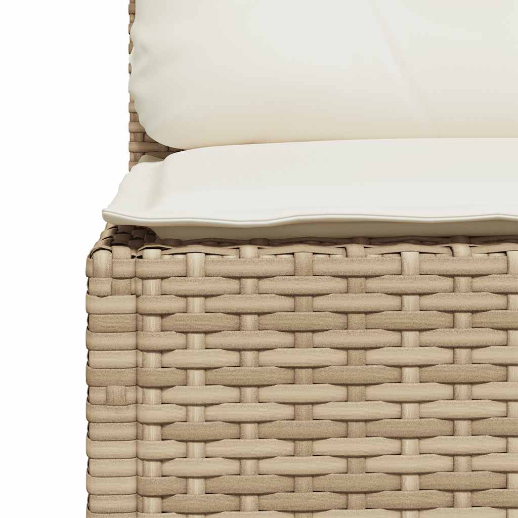 9-tlg. Garten-Sofagarnitur mit Kissen Beige Poly Rattan - Premium Gartenmöbel-Sets - Just €839.31! Shop now at homesales4u