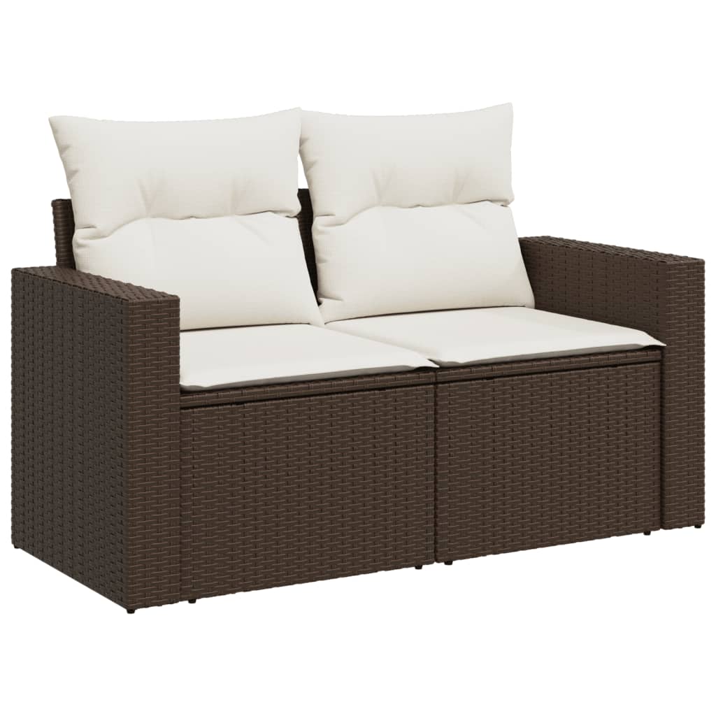 11-tlg. Garten-Sofagarnitur mit Kissen Braun Poly Rattan - Premium Gartenmöbel-Sets - Just €930.57! Shop now at homesales4u