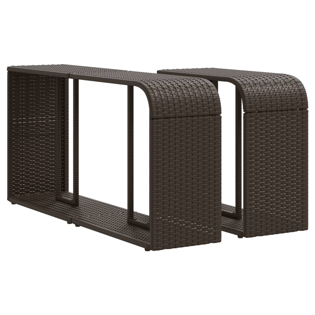 11-tlg. Garten-Sofagarnitur mit Kissen Braun Poly Rattan - Premium Gartenmöbel-Sets - Just €930.57! Shop now at homesales4u