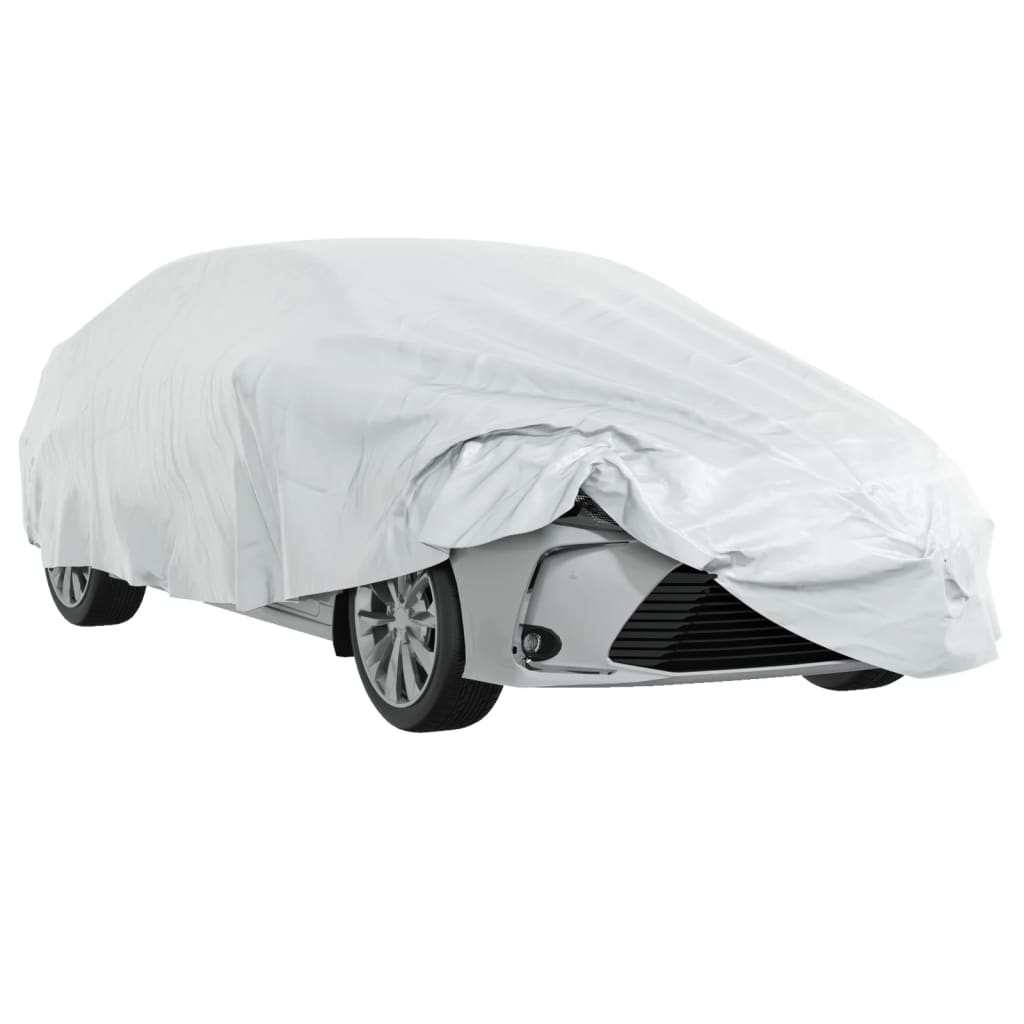 Autoabdeckung für Limousine m. Schnallenriemen Voll Silbern XXL - Premium Kfz-Abdeckplanen - Just €46.06! Shop now at homesales4u