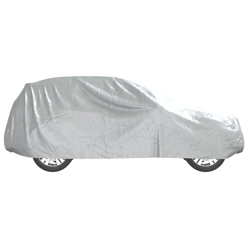 Autoabdeckung für SUV mit Schnallenriemen Voll Silbern M - Premium Kfz-Abdeckplanen - Just €56.34! Shop now at homesales4u