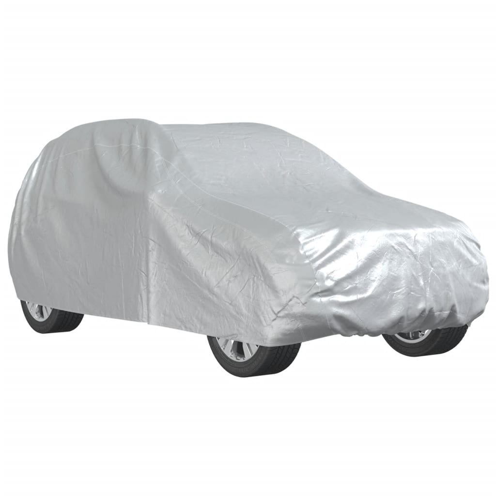 Autoabdeckung für SUV mit Schnallenriemen Voll Silbern L - Premium Kfz-Abdeckplanen - Just €56.60! Shop now at homesales4u