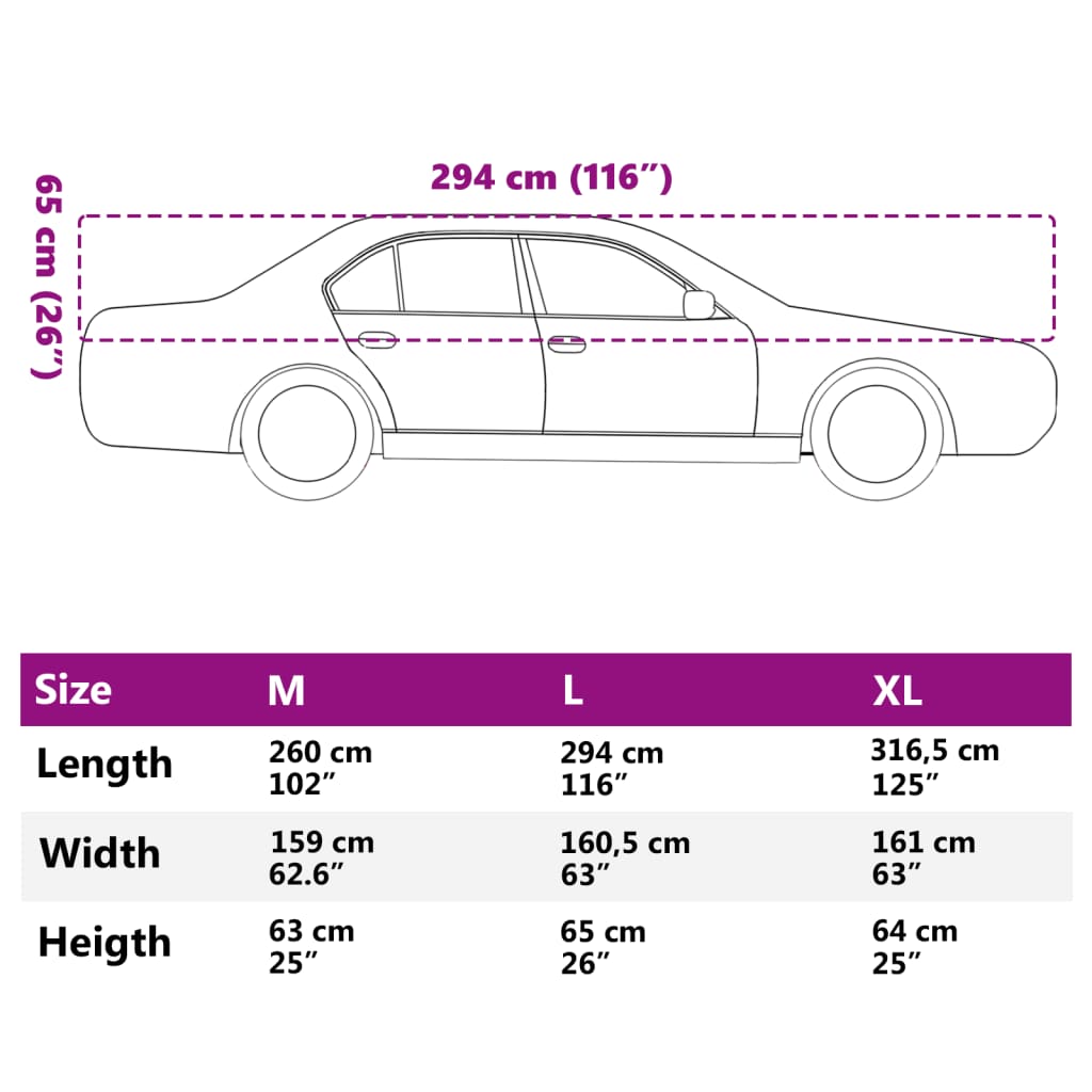 Autoabdeckung Halbgarage mit Haken Silbern L - Premium Kfz-Abdeckplanen - Just €29.43! Shop now at homesales4u