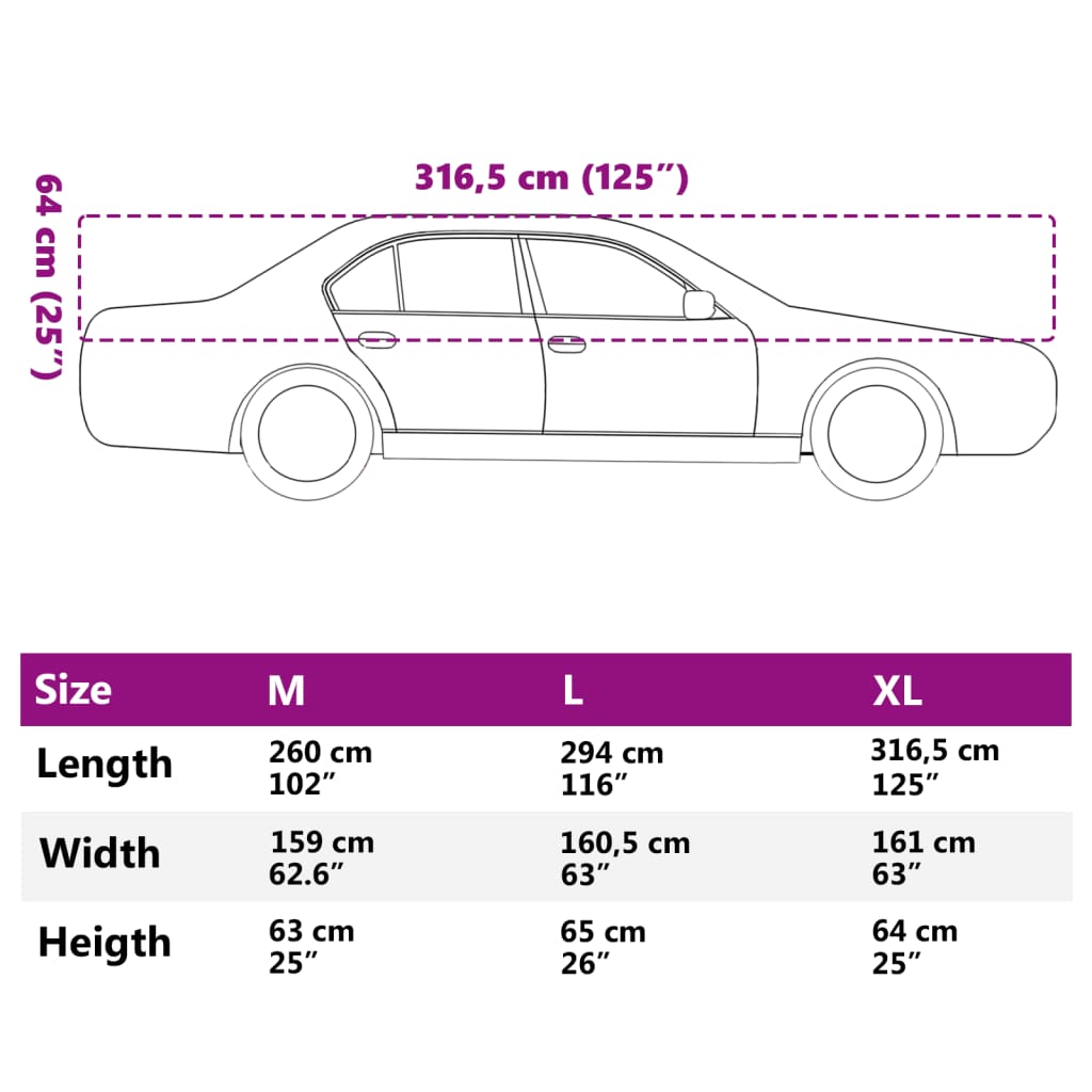 Autoabdeckung Halbgarage mit Haken Silbern XL - Premium Kfz-Abdeckplanen - Just €31.61! Shop now at homesales4u