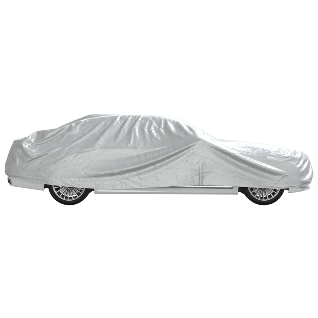 Autoabdeckung für Limousine Schnallenriemen Voll Silbern M PEVA - Premium Kfz-Abdeckplanen - Just €37.27! Shop now at homesales4u