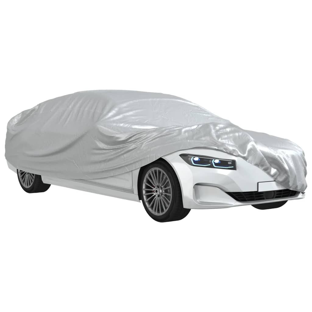 Autoabdeckung für Limousine Schnallenriemen Voll Silbern L PEVA - Premium Kfz-Abdeckplanen - Just €39.73! Shop now at homesales4u