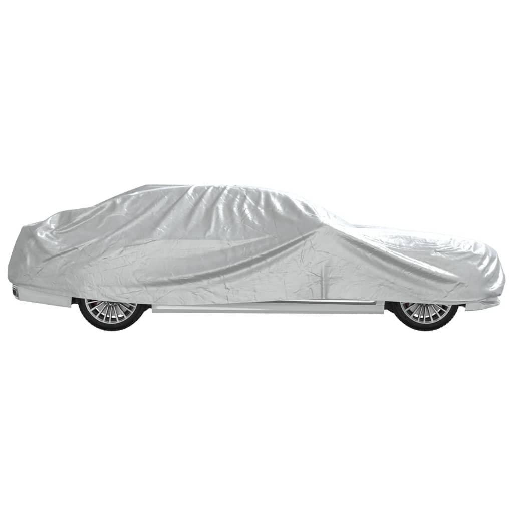 Autoabdeckung für Limousine Schnallenriemen Voll Silber XL PEVA - Premium Kfz-Abdeckplanen - Just €42.20! Shop now at homesales4u