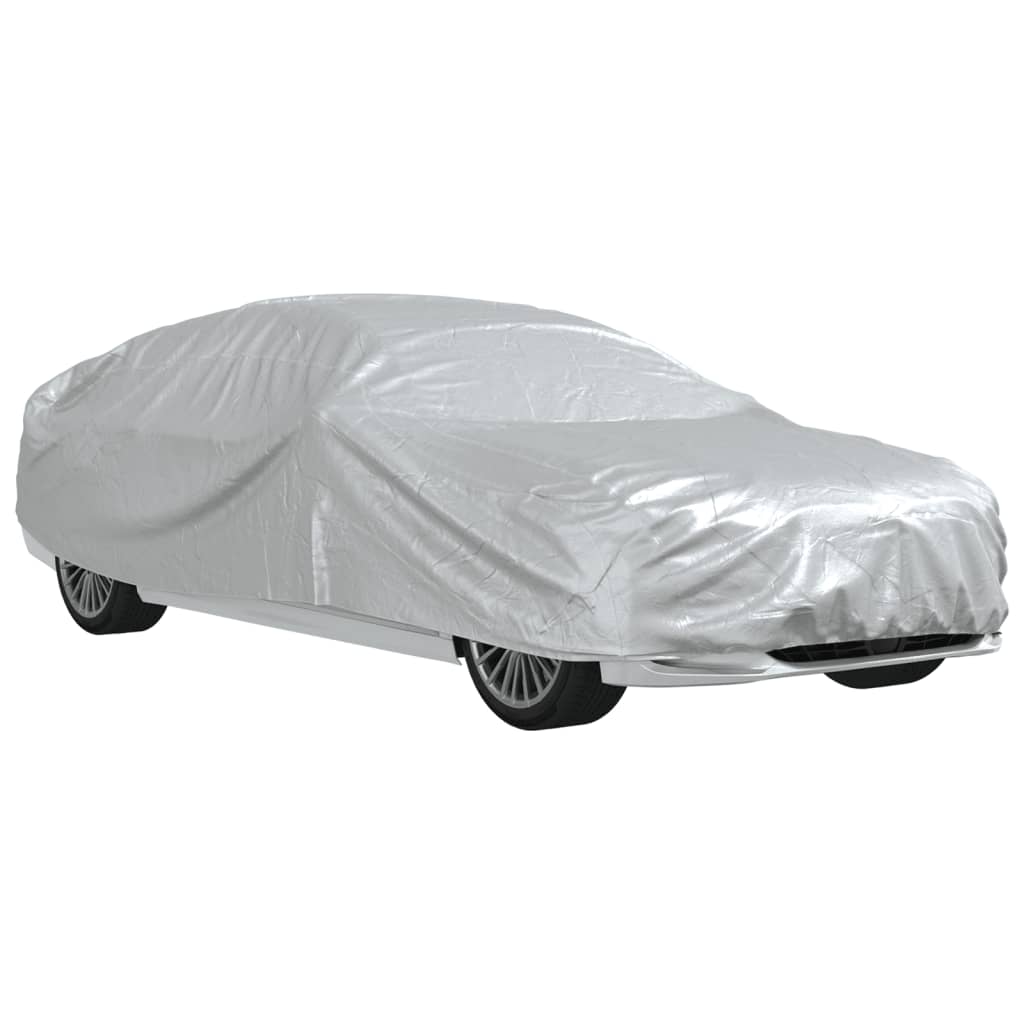 Autoabdeckung Limousine Schnallenriemen Voll Silbern XXL PEVA - Premium Kfz-Abdeckplanen - Just €44.70! Shop now at homesales4u