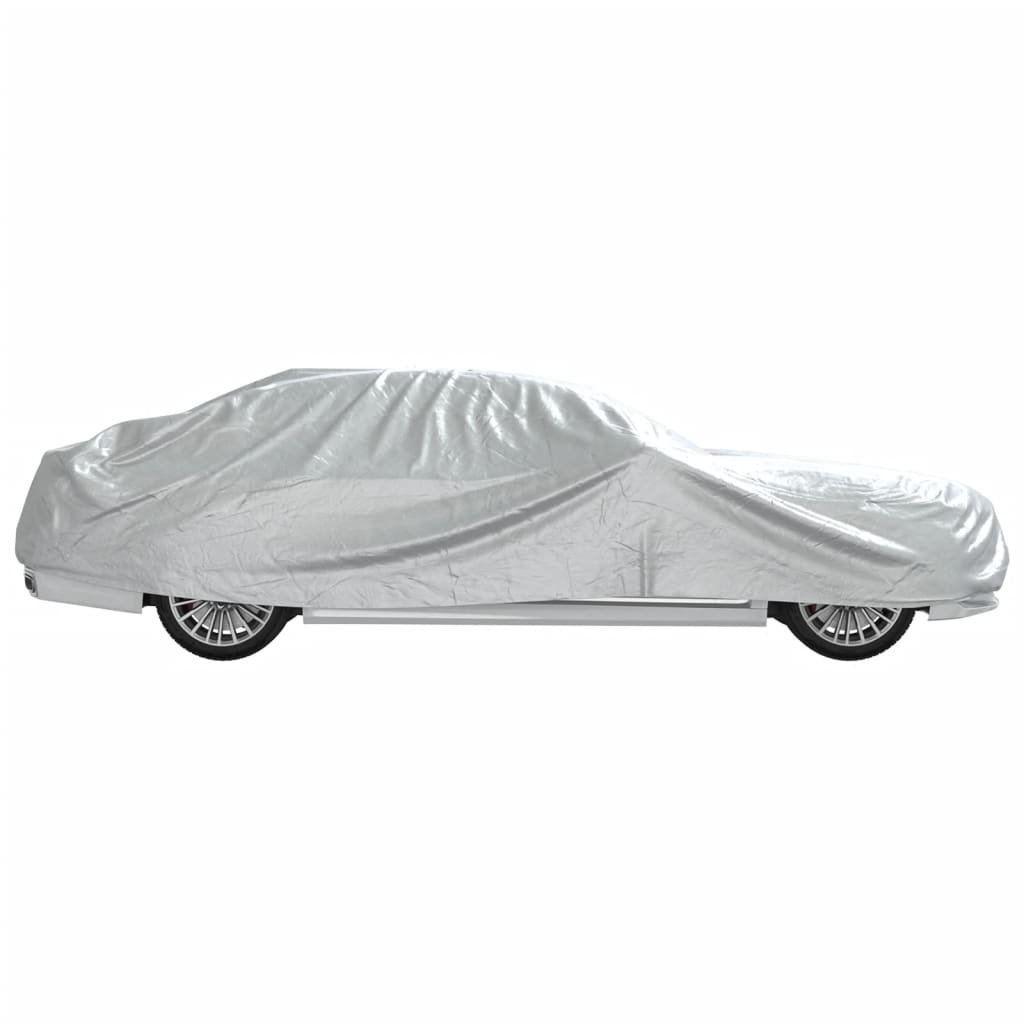 Autoabdeckung Limousine Schnallenriemen Voll Silbern XXL PEVA - Premium Kfz-Abdeckplanen - Just €44.70! Shop now at homesales4u