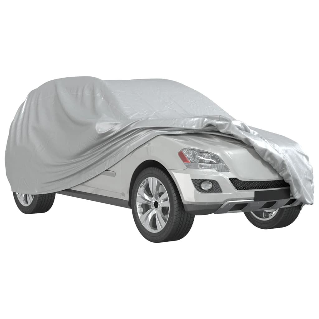 Autoabdeckung für SUV mit Schnallenriemen Voll Silbern M PEVA - Premium Kfz-Abdeckplanen - Just €50.50! Shop now at homesales4u