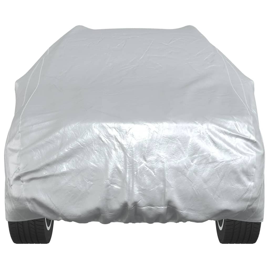 Autoabdeckung für SUV mit Schnallenriemen Voll Silbern L PEVA - Premium Kfz-Abdeckplanen - Just €54.38! Shop now at homesales4u