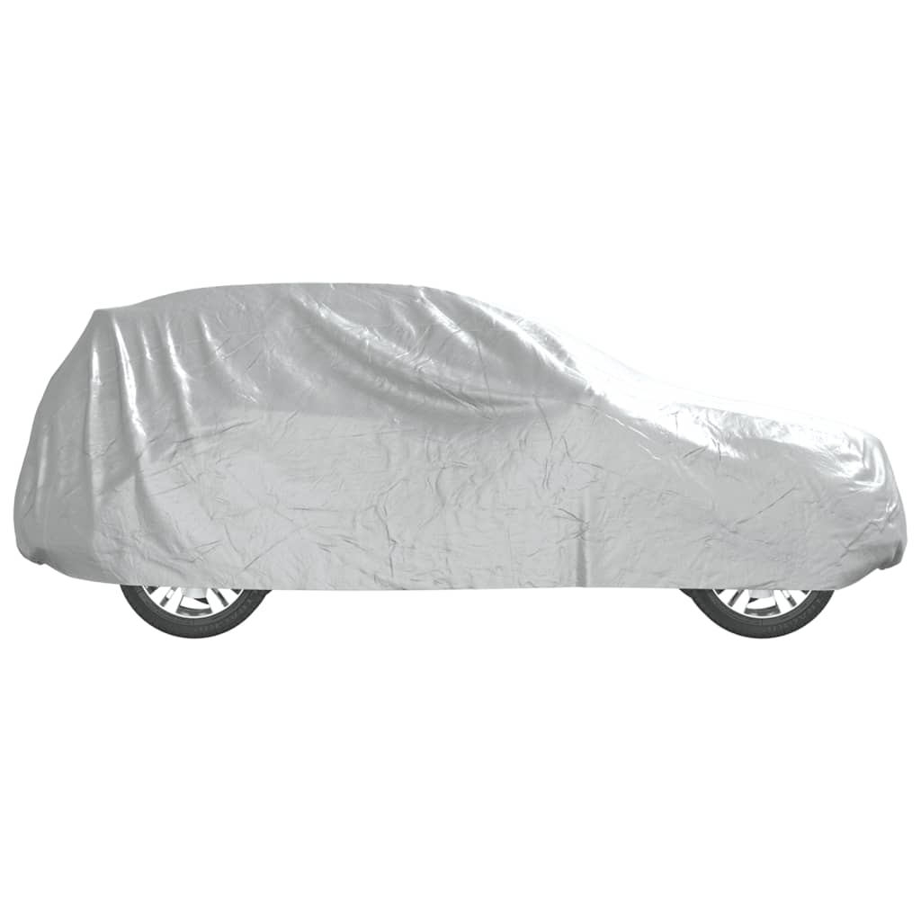 Autoabdeckung für SUV mit Schnallenriemen Voll Silbern L PEVA - Premium Kfz-Abdeckplanen - Just €54.38! Shop now at homesales4u