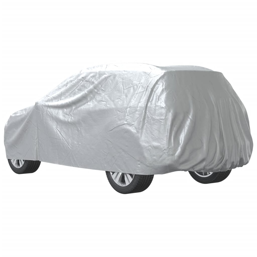 Autoabdeckung für SUV mit Schnallenriemen Voll Silbern L PEVA - Premium Kfz-Abdeckplanen - Just €54.38! Shop now at homesales4u