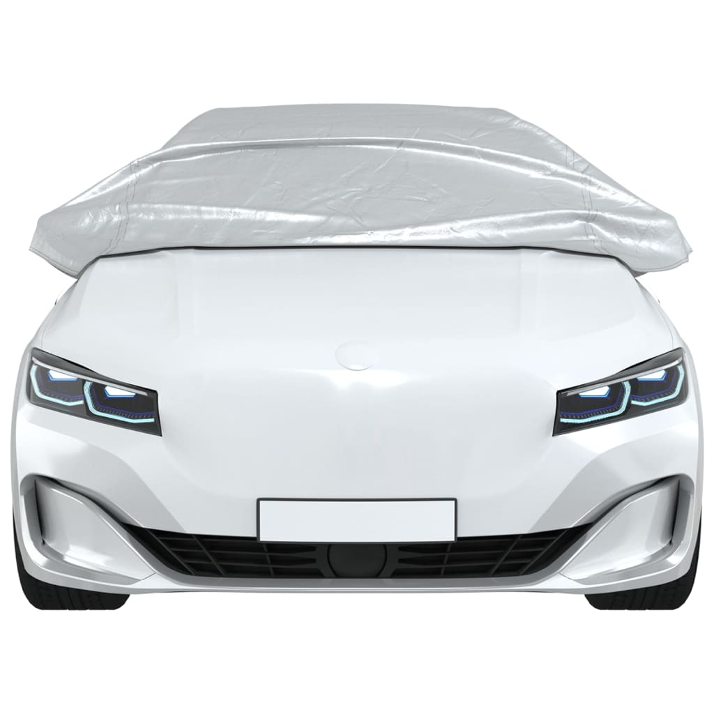 Autoabdeckung Halbgarage mit Haken Silbern L PEVA - Premium Kfz-Abdeckplanen - Just €30.18! Shop now at homesales4u