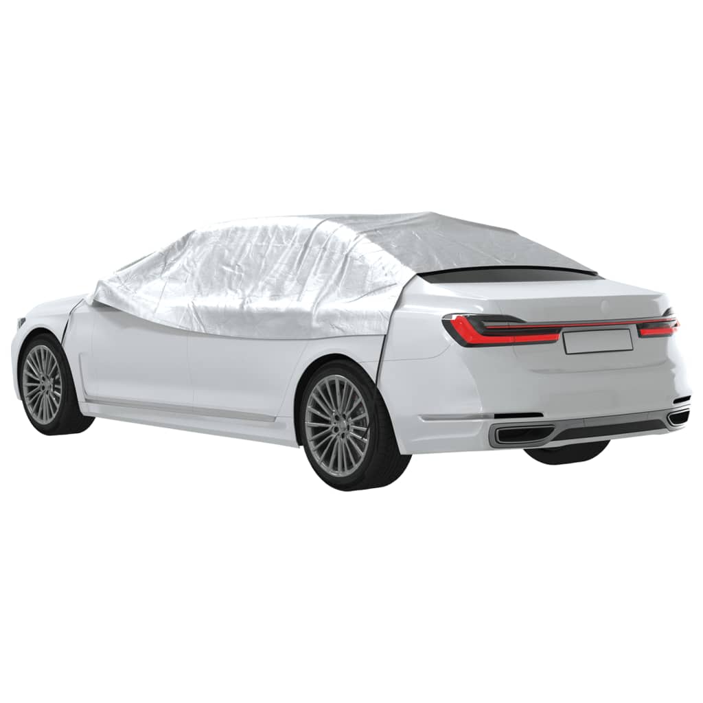 Autoabdeckung Halbgarage mit Haken Silbern L PEVA - Premium Kfz-Abdeckplanen - Just €30.18! Shop now at homesales4u