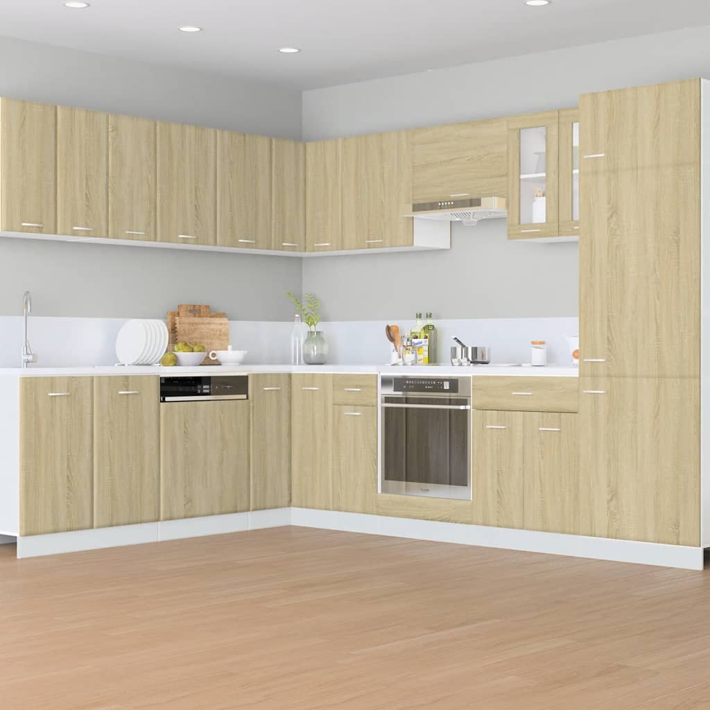 Schubunterschrank Lyon Sonoma-Eiche 60x46x81,5 cm Holzwerkstoff - Premium Küchenschränke - Just €99.57! Shop now at homesales4u