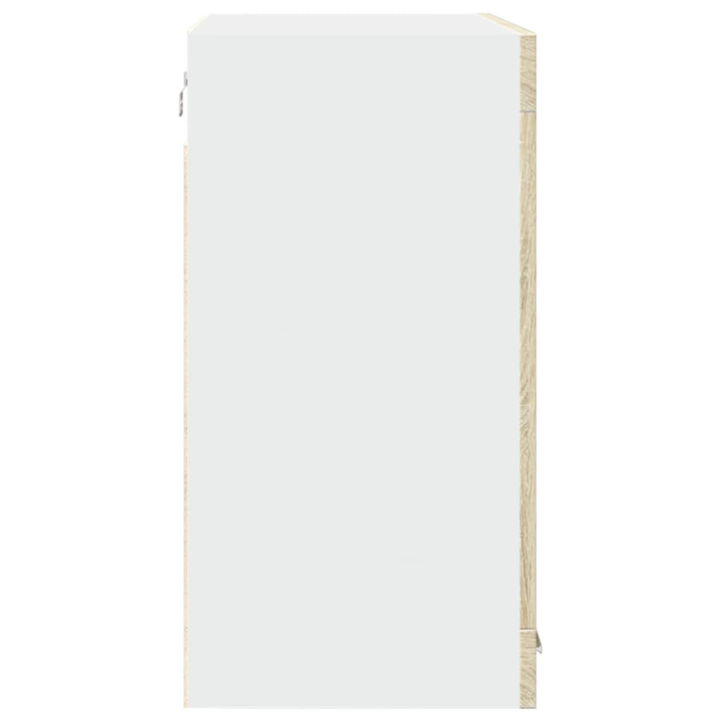 Hängeglasschrank Lyon Sonoma-Eiche 80x31x60 cm Holzwerkstoff - Premium Küchenschränke - Just €74.17! Shop now at homesales4u