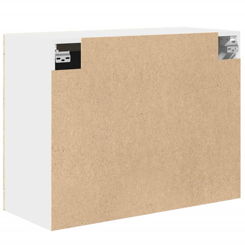 Hängeglasschrank Lyon Sonoma-Eiche 80x31x60 cm Holzwerkstoff - Premium Küchenschränke - Just €74.17! Shop now at homesales4u