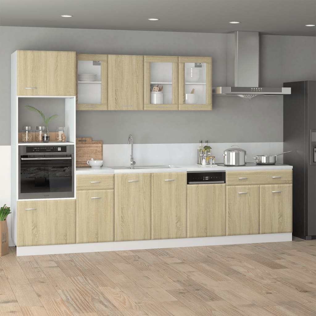 Geschirrspülerblende Lyon Sonoma-Eiche 45x3x67 cm Holzwerkstoff - Premium Küchenschränke - Just €24.42! Shop now at homesales4u