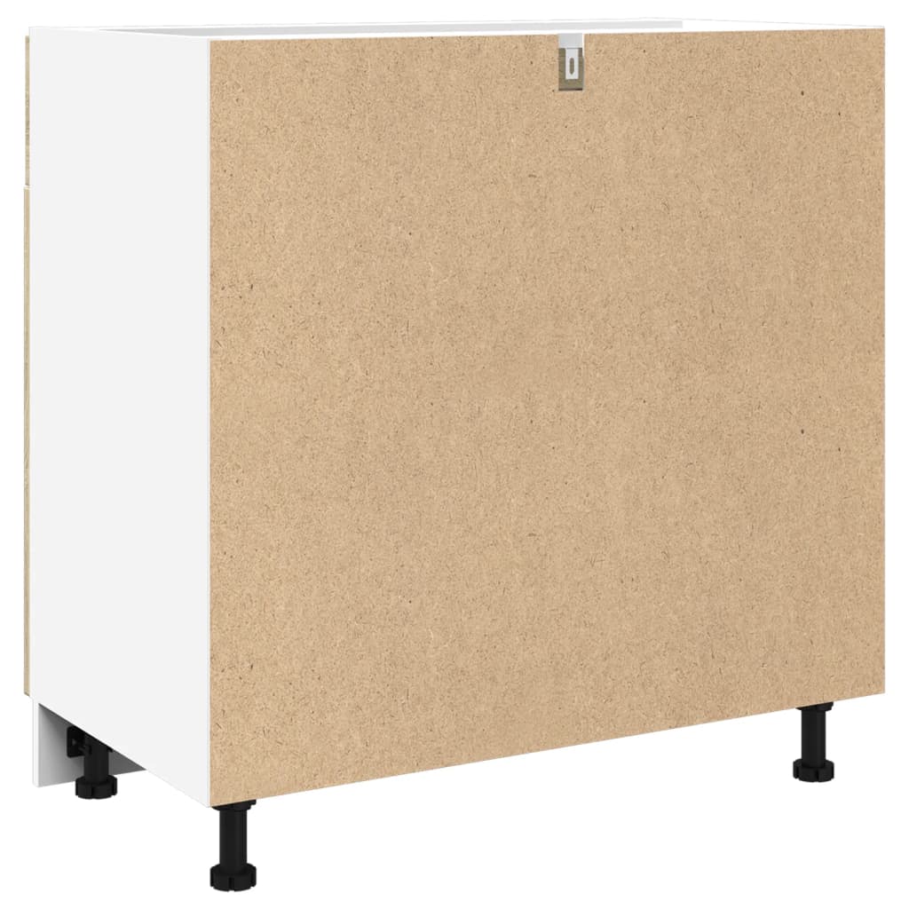 Schubunterschrank Lyon Sonoma-Eiche 80x46x81,5 cm Holzwerkstoff - Premium Küchenschränke - Just €111.42! Shop now at homesales4u