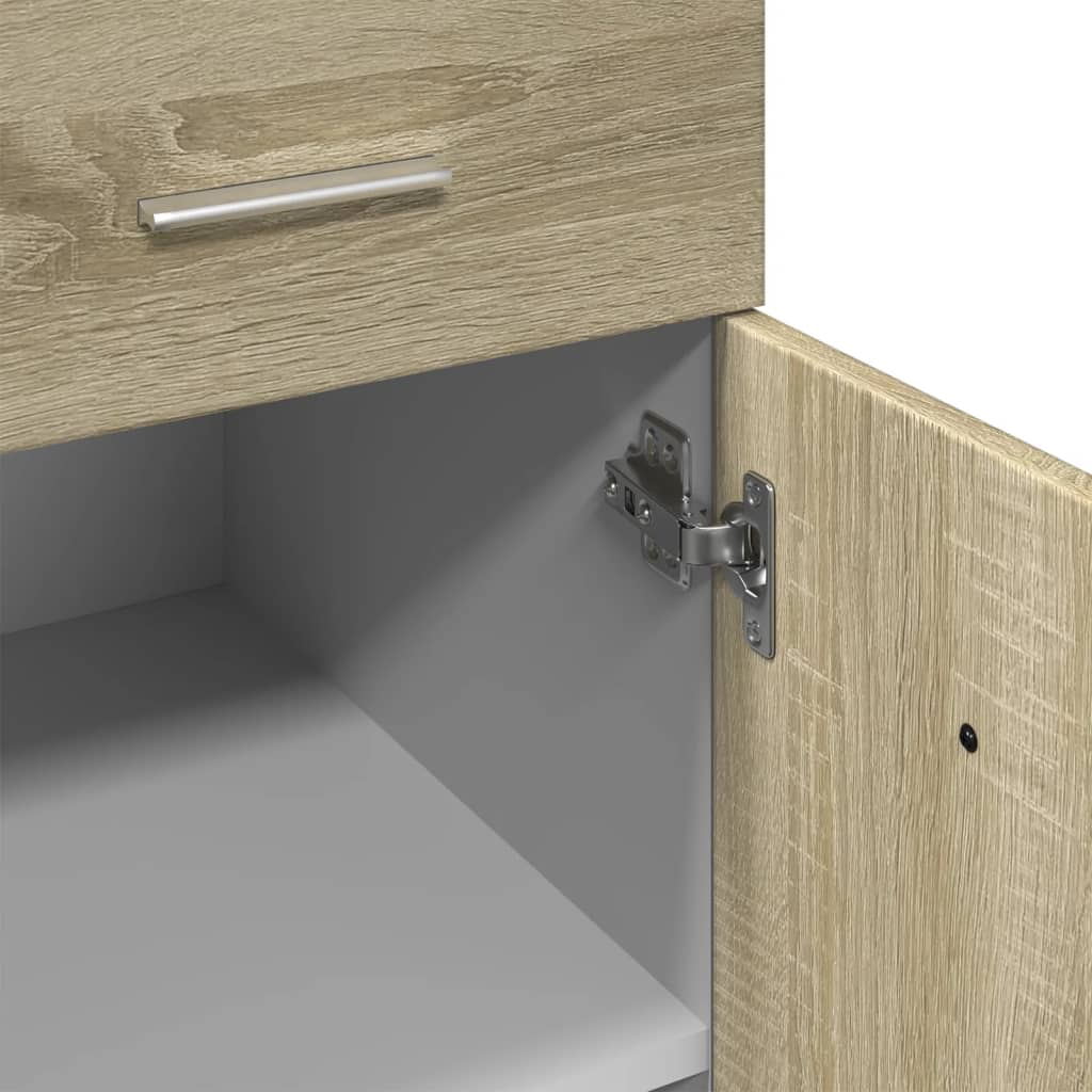 Schubunterschrank Lyon Sonoma-Eiche 80x46x81,5 cm Holzwerkstoff - Premium Küchenschränke - Just €111.42! Shop now at homesales4u