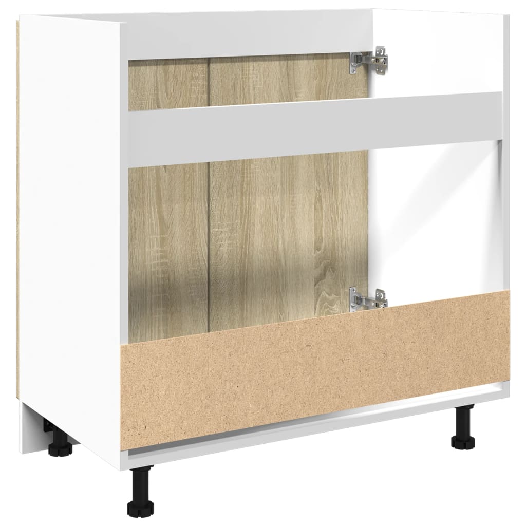 Unterschrank Lyon Sonoma-Eiche 80x46x81,5 cm Holzwerkstoff - Premium Küchenschränke - Just €92.50! Shop now at homesales4u