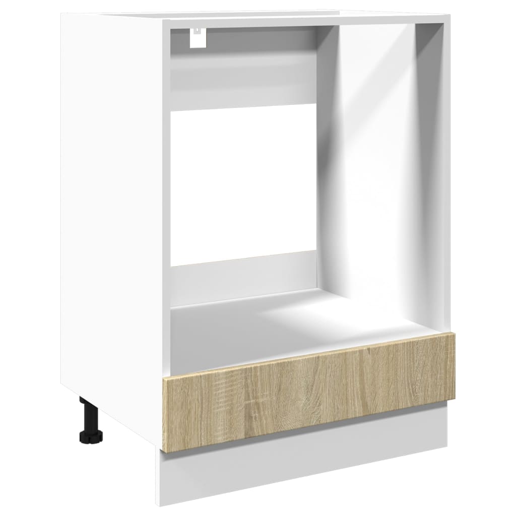 Herdumbauschrank Sonoma-Eiche 60x46x81,5 cm Holzwerkstoff - Premium Küchenschränke - Just €78.05! Shop now at homesales4u
